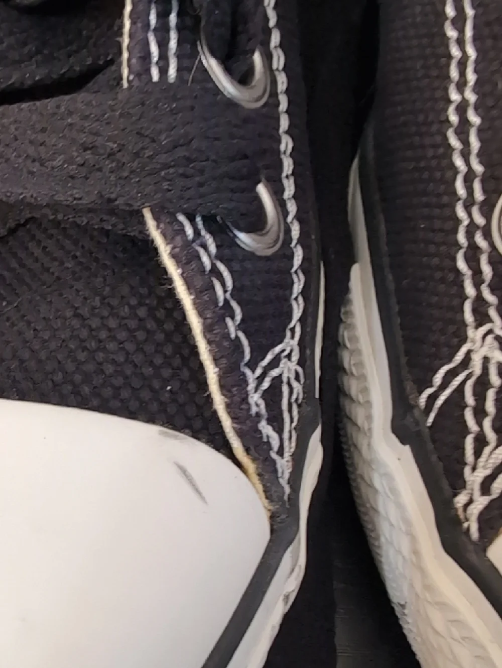 Converse Black High-Top Canvas Sneakers - Picture 3 of 6